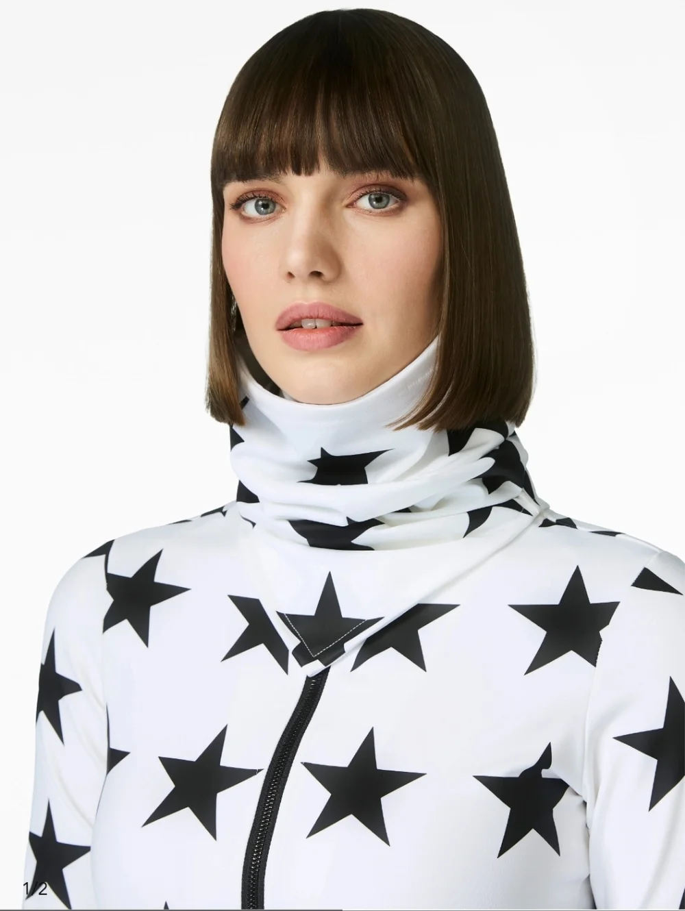 Goldbergh Giulietta Star Neckwarmer Gaitor Goldbergh Stars Neck Warmer White